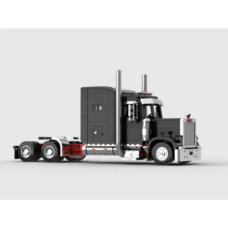 

MOC-257930 Military Remote-Controlled Semi-Trailer Truck Building Block Model 2495 Parts Boys Children's Birthday Toy Gift