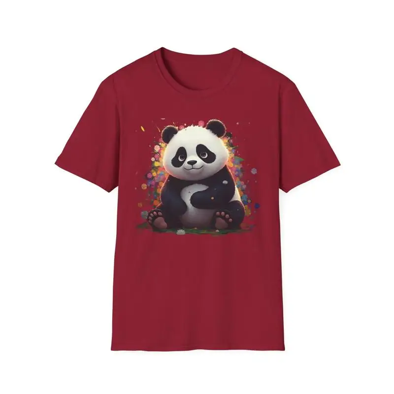 

Happy Panda Softstyle T Shirt