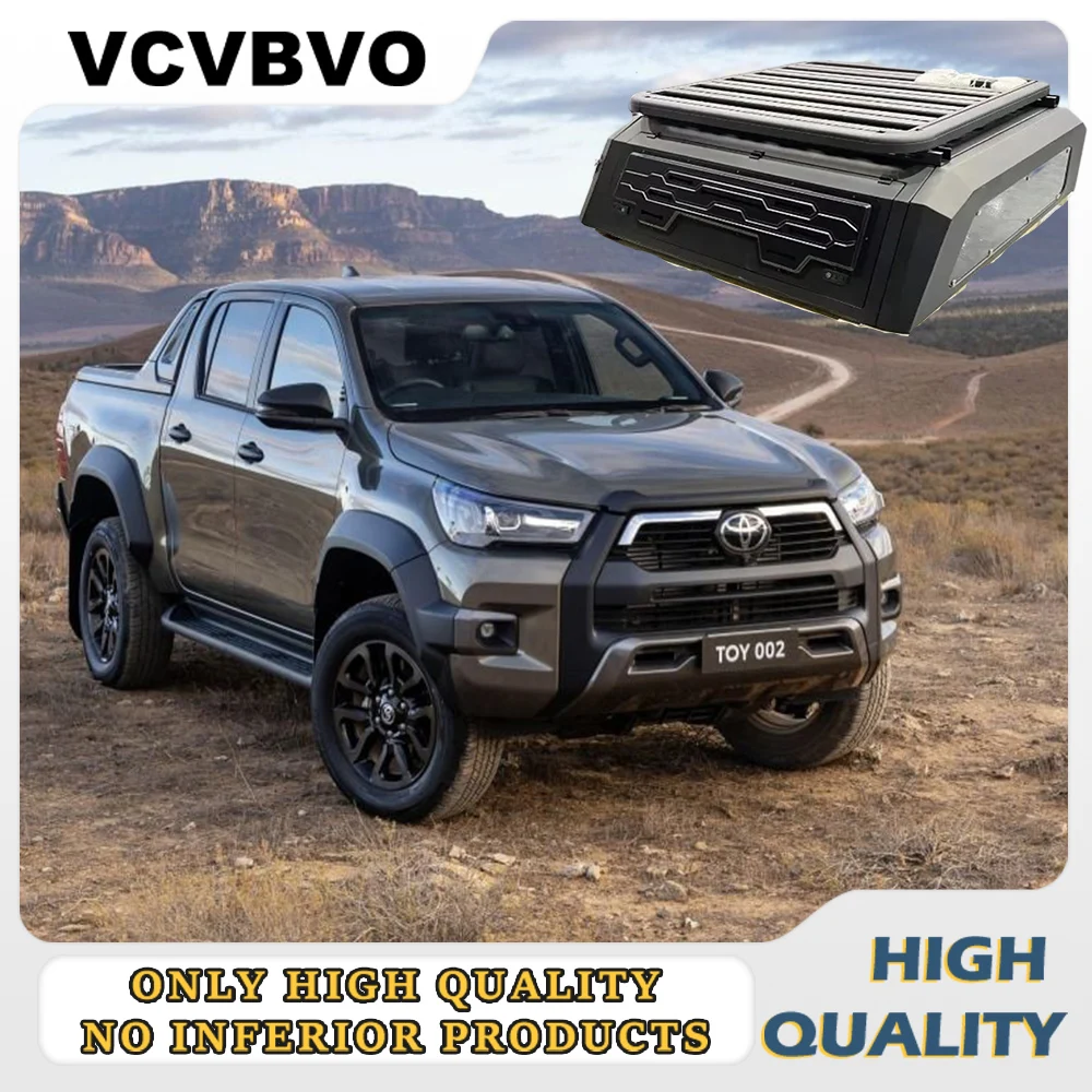 

Suitable for Hilux SR Model High Cover Cargo Box Cover Platform Rack Pickup Truck High Cover Aluminum Alloy Full Range of Models