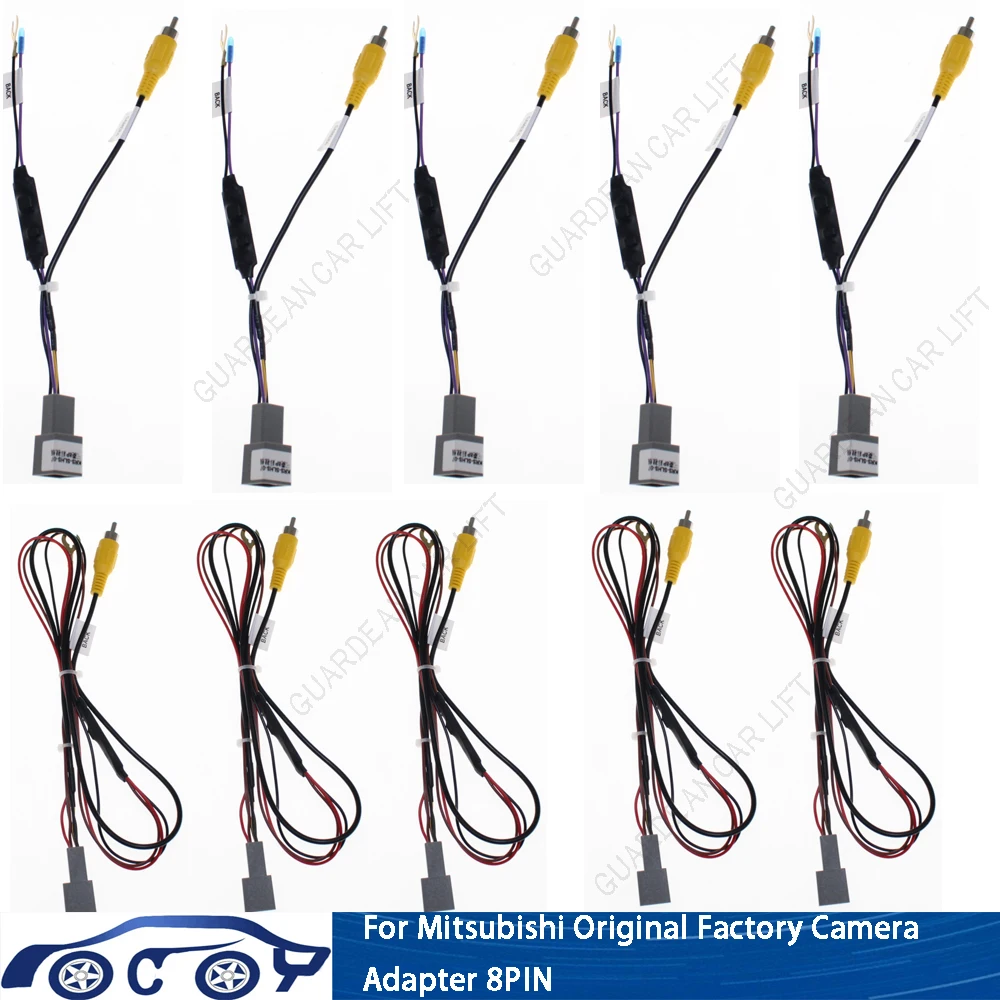 8Pin For Mitsubishi ASX Outlander Pajero Original Factory Auto Camera Video Output Car Reverse Camera Output Video Adapter Cable
