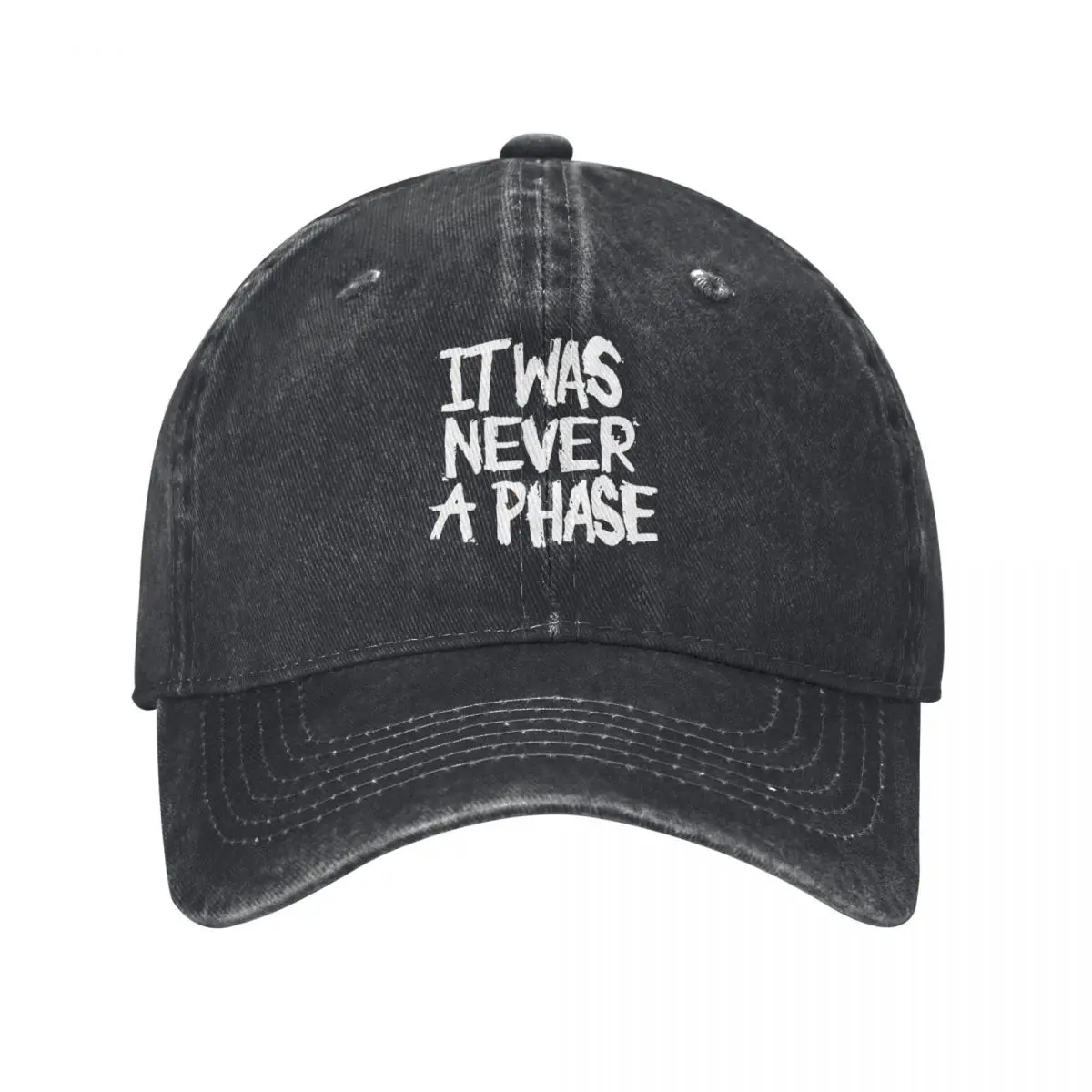 

It Was Never A Phase Baseball Cap Golf Trucker Hat black Men Luxury Brand Women's