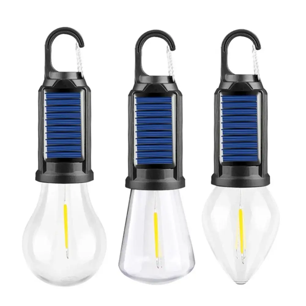 

Durable 4 Modes Solar Powered LED Lamp Rechargeable Handheld LED Lighting Lantern ABS Waterproof Camping Lamp BBQ
