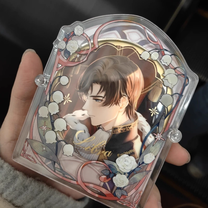 58/65/75mm Diameter Convallaria Keiskei Miq Design Anime Badge Decoration Frame Acrylic Storage Box Display Stand Gift Toy