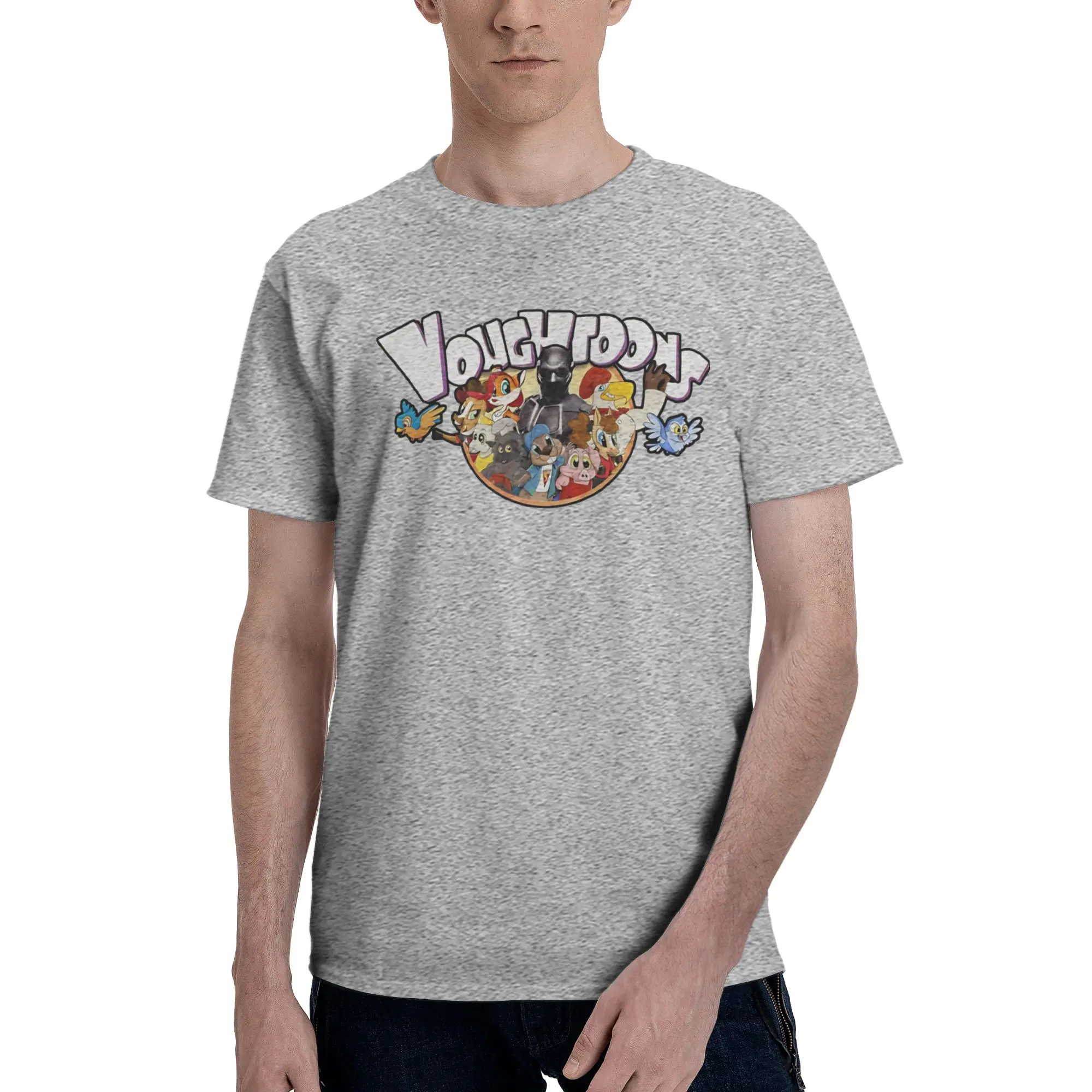 black noir and friends  (distressed) Funny 100% Cotton T-Shirt The Boys Tees Tops For Men