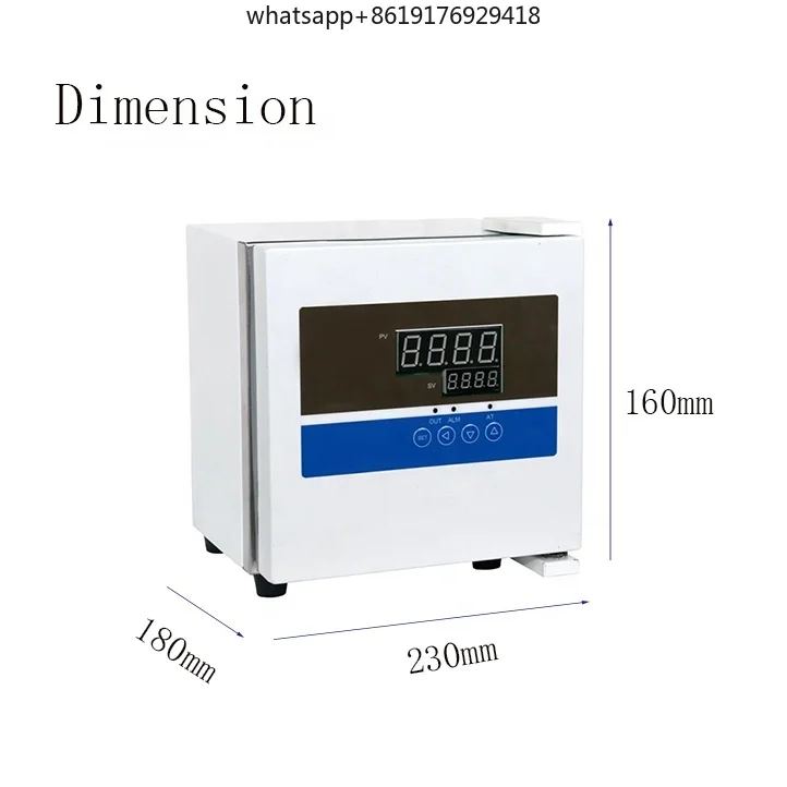 Labor 2L Mini-Thermostat, natürliche Konvektion, tragbarer bakteriologischer Inkubator mit intelligentem PID