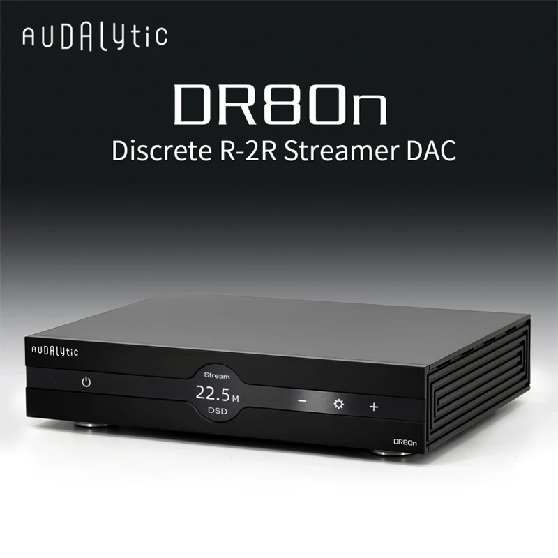 Audalytic DAC-DR80/DR80N Network Stream Decoder Discrete R2R BT5.1 Network Bridge