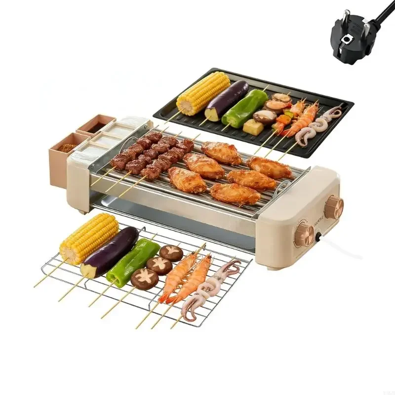 Electric function Grills Machine For Hot Dogs Sausages Pancakes With Adjustable Temperature Up To 482F Easy compacts Design Y5GB