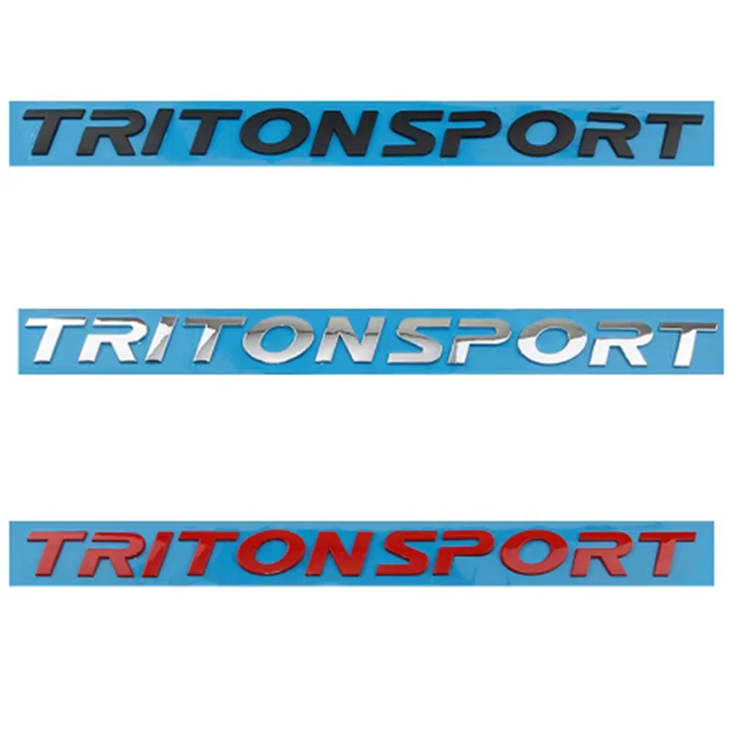 

TRITONSPORT letter label car stickers ABS for Mitsubishi TRITON SPORT body tail modified accessories trunk decal decoration