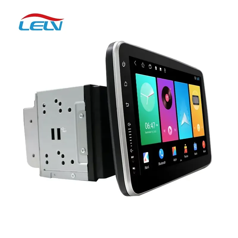 2026 Hot Sale 9/10.1 Inch Android 12 Car Dvd Player cd Universal 1 Din Single 2 Din 360 Degree Rotate Navigation Radio - view 2