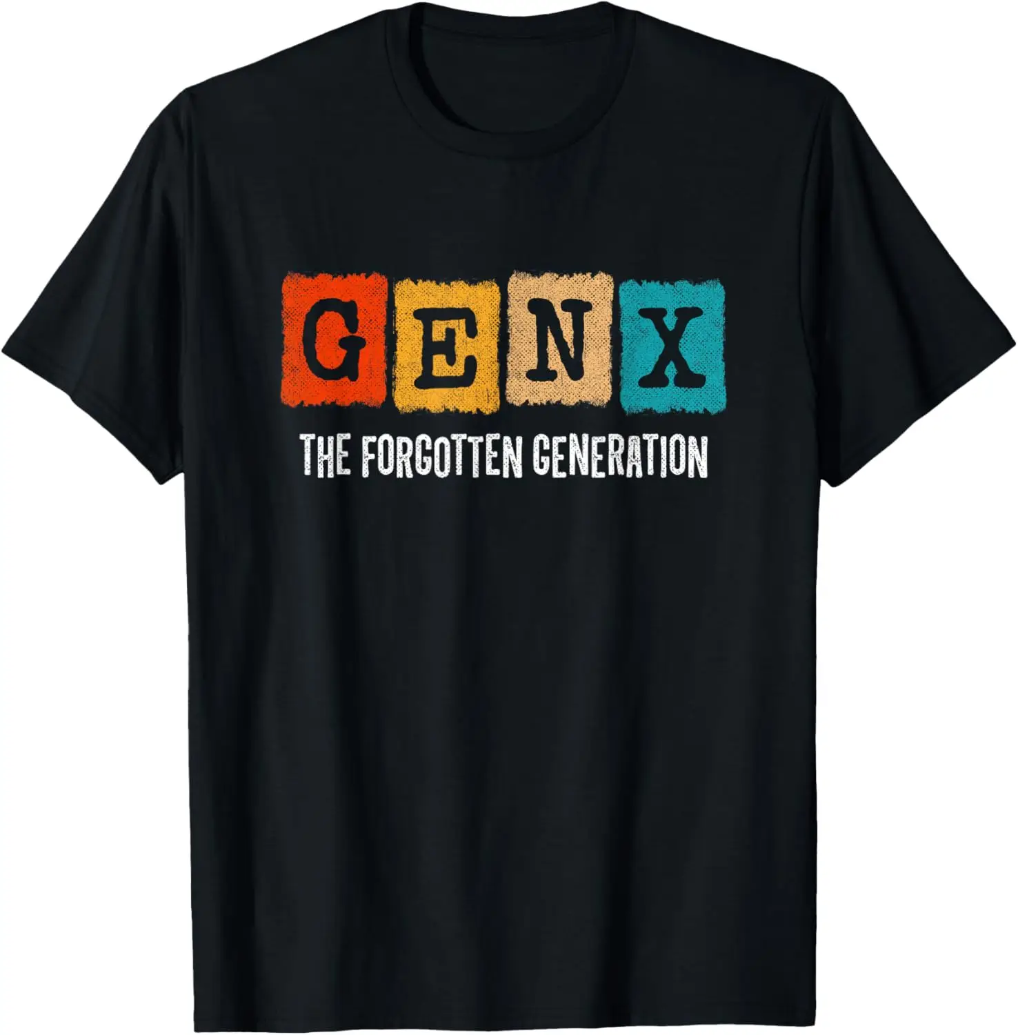 

Gen X — The Forgotten Generation X — Gen Xer — футболка Funny Gen X