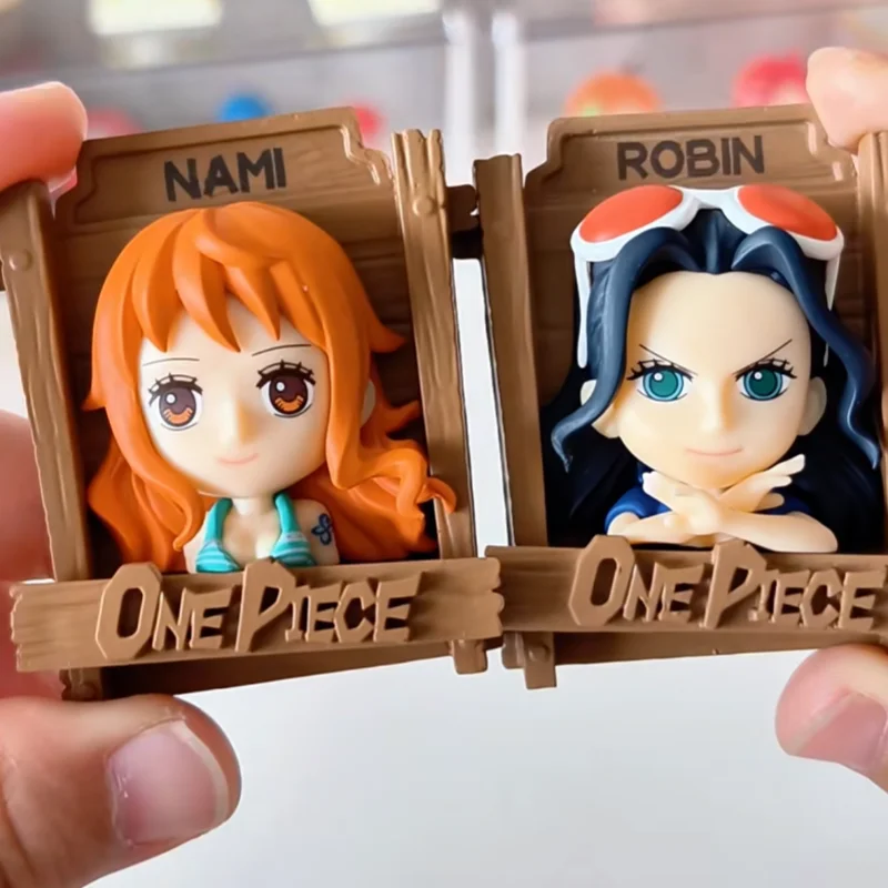 Luming One Piece Magnetic 3D Stereo Fridge Magnet Blind Box Luffy Zoro Sanji Nami Home Decoration Gift For Adult Men