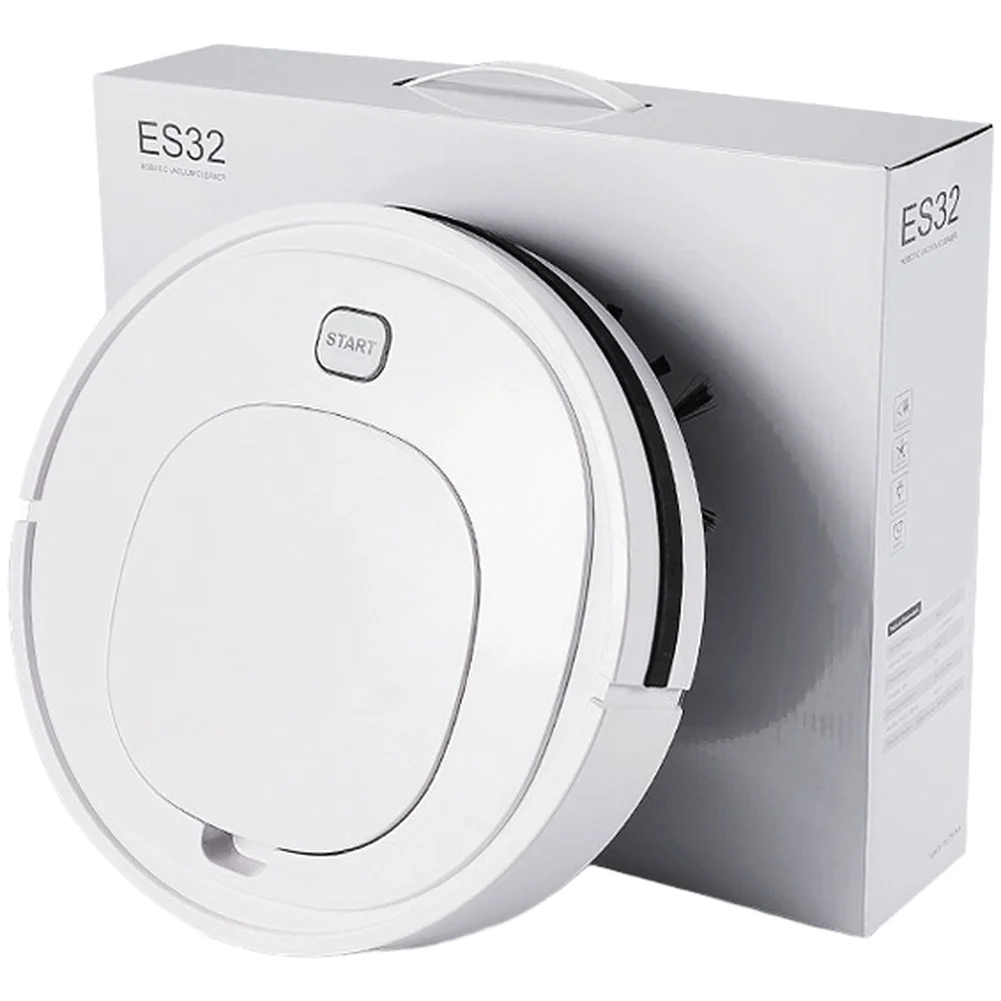 

Smart Sweeping Robot Vacuum Cleaner Mop All In One 90min Runtime 120m Coverage For Household Floor Cleaning And Sweeping 32*7cm