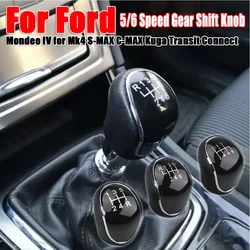 5/6 Vitesse Pommeau de Levier de Vitesse pour FORD Mondeo IV ForMk4 S-MAX C-MAX Kuga ATIQUE allergique Voiture Pièces Auto Accessoires