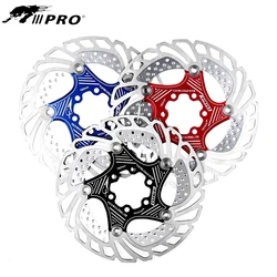 IIIPRO-Rotor de Freio de Bicicleta Flutuante para Mountain Bike, Disco Refrigerador, Dissipação de Calor, Down hill, MTB, DH, 6 