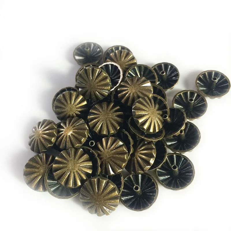 Alloy Stripe Rivets Leather Rivets Stud Tack Leathercraft Handbag Bracelet Decor Hardware Screwback