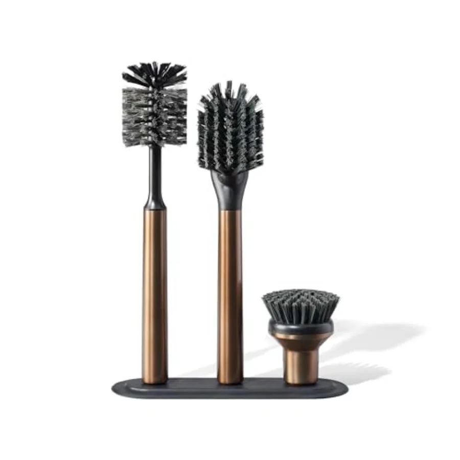 

Набор ионных кистей, намагниченный для подставки, вертикальная нержавеющая сталь со сменными насадками, бронза