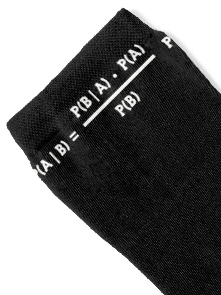 Bayes' Theorem Statistics Probability Theory Math Data Gift Socks new in's cool Thermal man winter cycling Male Socks Women's