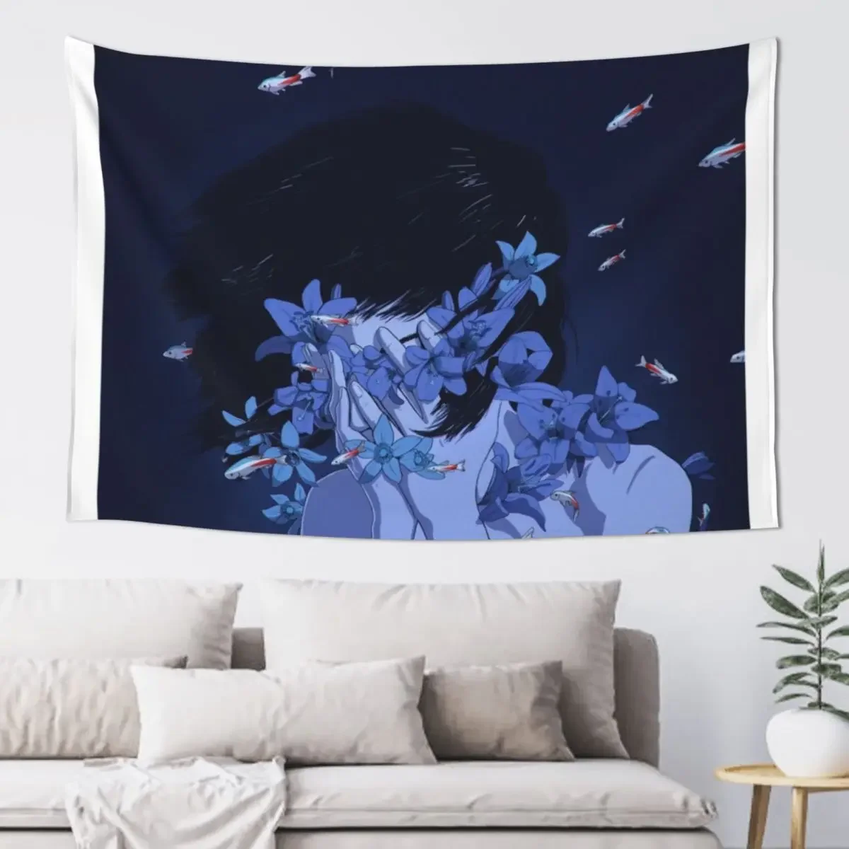 

Perfect Blue Tapestry Room Decoration Aesthetic Decor For Bedroom Room Decorations Tapestry