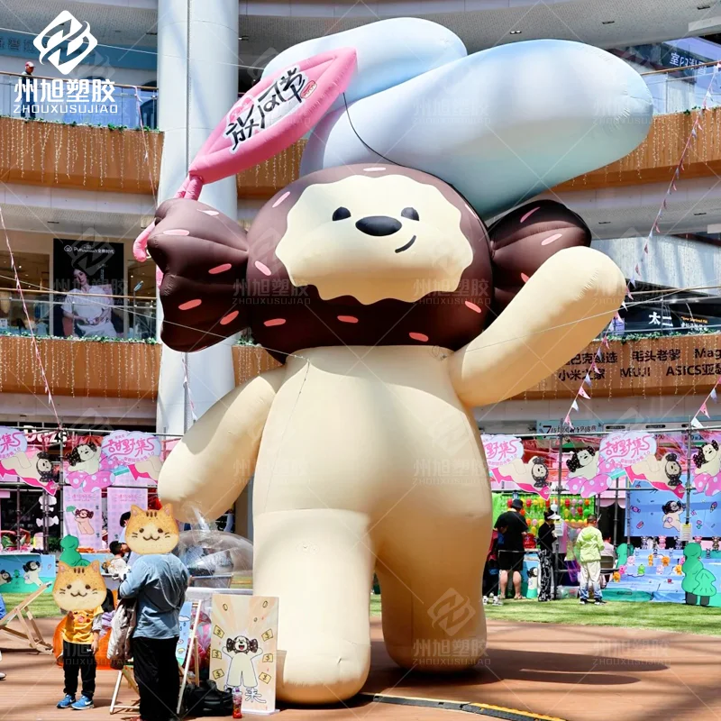 

Надувная рекламная фигура милого мультяшного пса для наружной рекламы в торговых центрах, декоративный реквизит для мероприятий