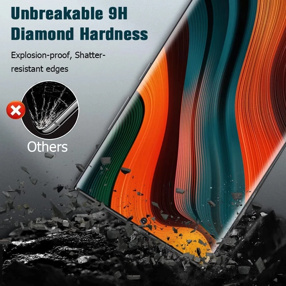 3D Curved Ultrasonic Fingerprint Tempered Glass For Google Pixel 6 Pro Plxel 7 Pro Screen Protector Glass Film