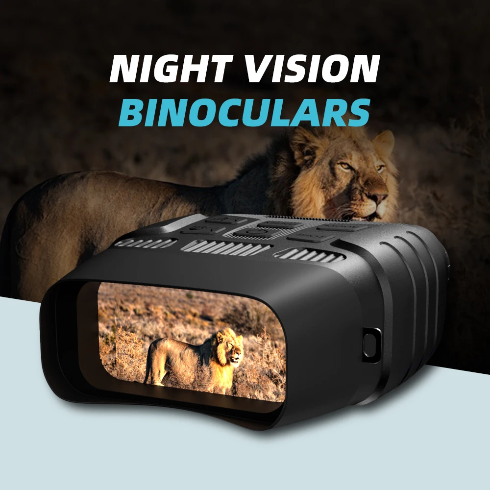 New Digital Night Vision Goggles Binoculars 7 Levels Infrared Adjustable Digital Night Vision Photo Video Recording for Hunting