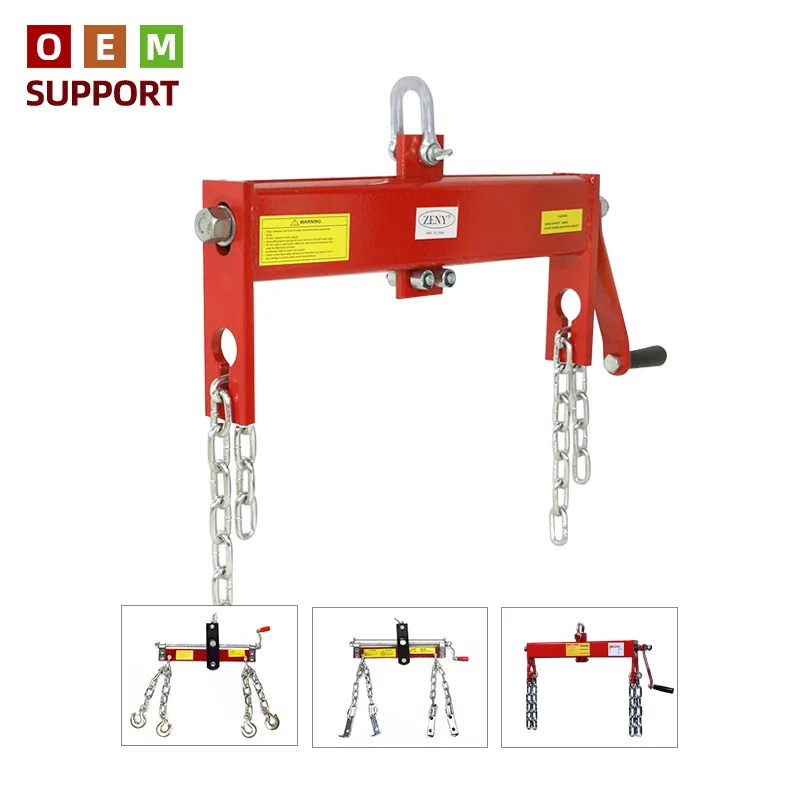 1.8T Auto Tools and Equipment Heavy Duty Engine Support Load Leveler Double Beam Bar Stand Motor Traverse Lifter