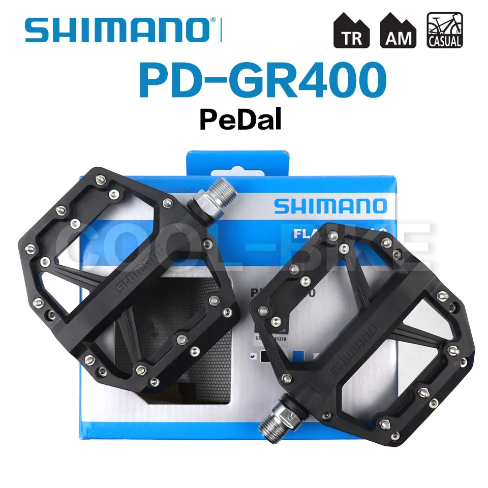 Shimano PD GR400 GR500 شقة الدواسات شقة متب/درب/إندورو/BMX دراجة الدواسات PD-GR400 PD-GR500 #4