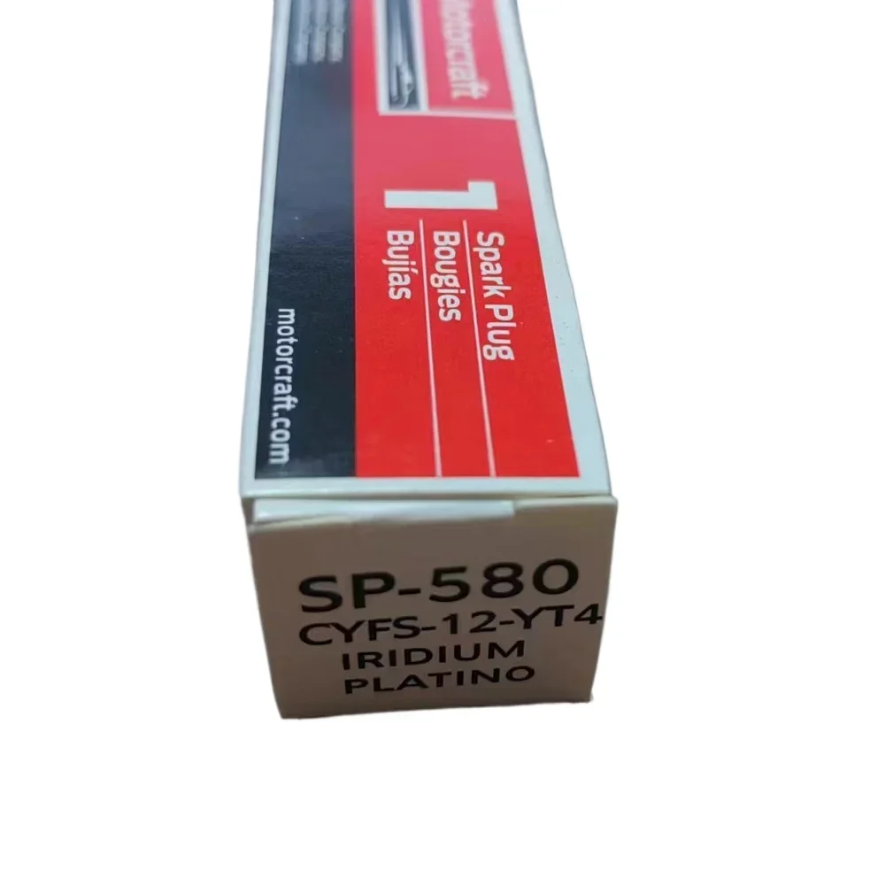 8PCS SP-580 Genuine Iridium Spark Plug For Motorcraft SP534 SP580 SP580X CYFS12YT4X Ford F-150 Explorer Taurus Nissan Juke Cube