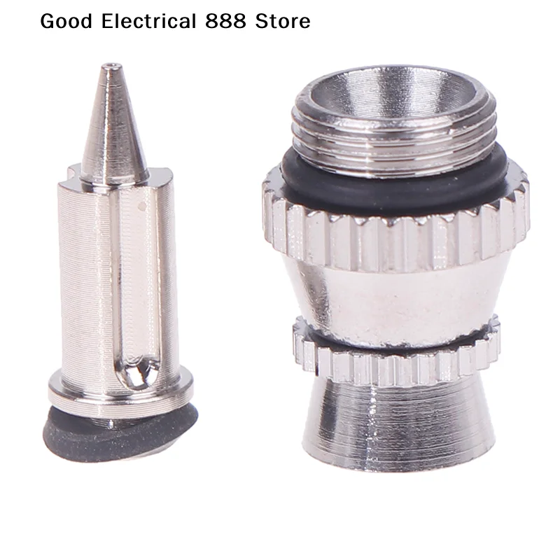 【G】2PCS Metal Spray Gun Nozzle Replacement Kit With 0.3mm Tip And Covers, Uncharged Spray Gun Accessories Set