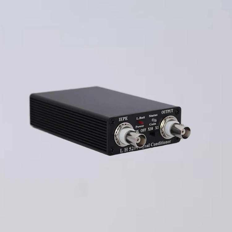 LH Single Channel IEPE Signal Conditioner Constant Current Source Industrial Transmitter for Piezoelectric Acceleration Sensor