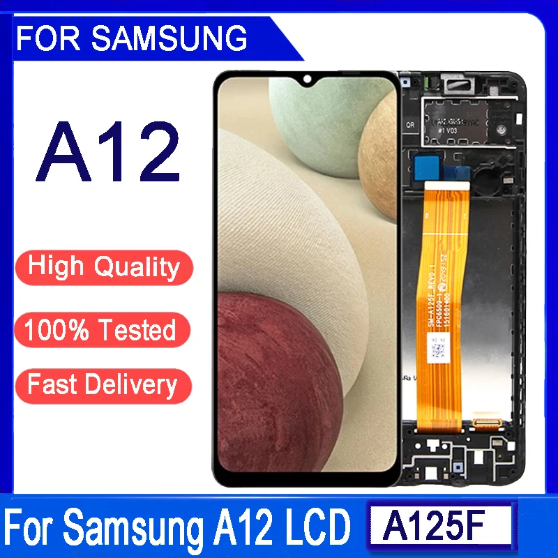 tela-lcd-para-samsung-a12-a125-sm-a125f-a125f-ds-com-moldura-tela-sensivel-ao-toque-digitalizador-montagem-alta-qualidade