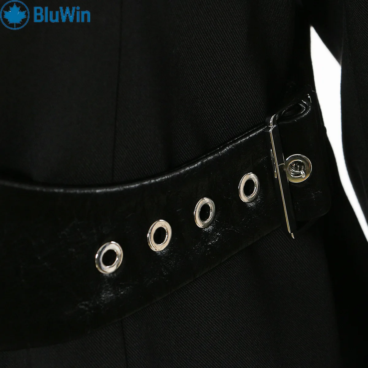 BluWin モト風アシンメトリーブレザー – 女性向けストリートスタイルのアンドロギナス仕立てジャケット