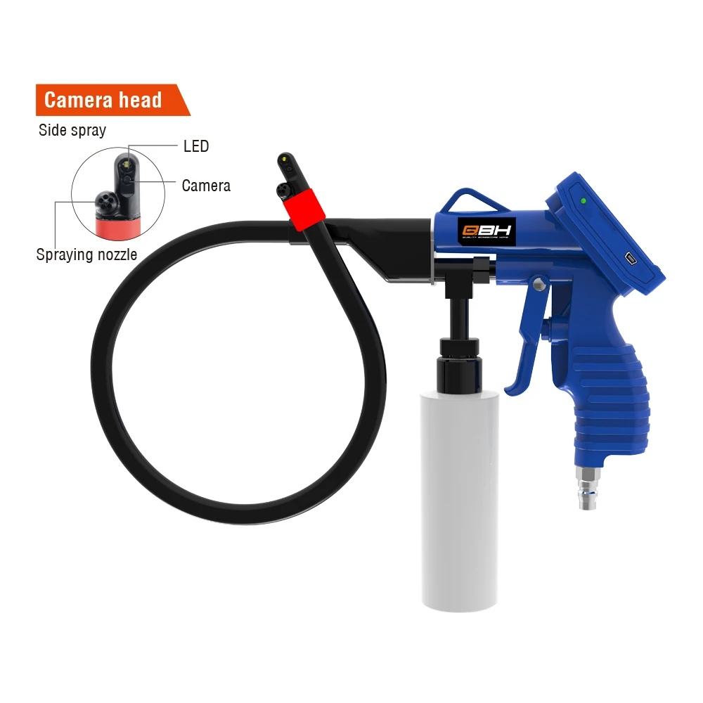 Auto A/C Cleaning Videoscope High Pressure Endoscope Visual Car Air Conditioner Cleaning Gun for Automobile Air Conditioner