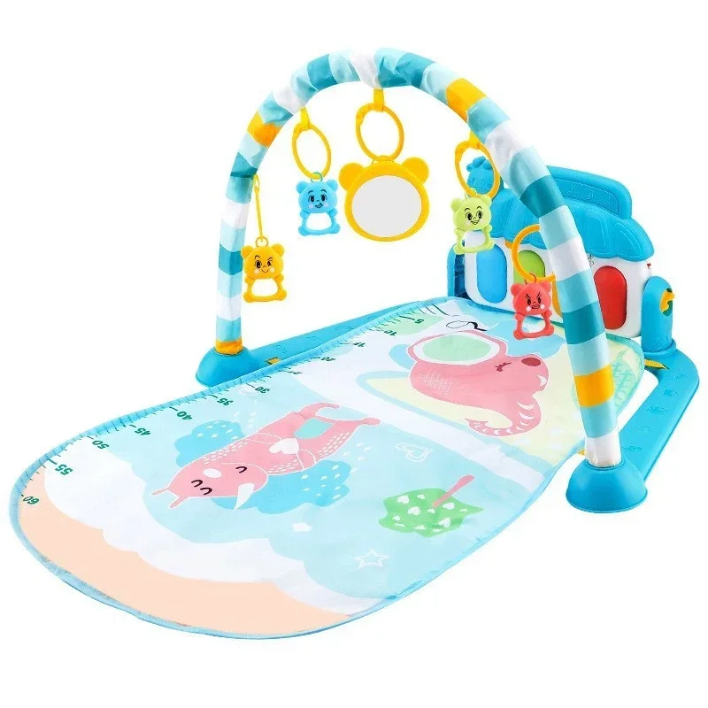 Baby Activity Gym Rack Musical Newborn Piano Keyboard Crawling Blanket Pedal Play Mat Early Education 0-36 Months Toy Gifts