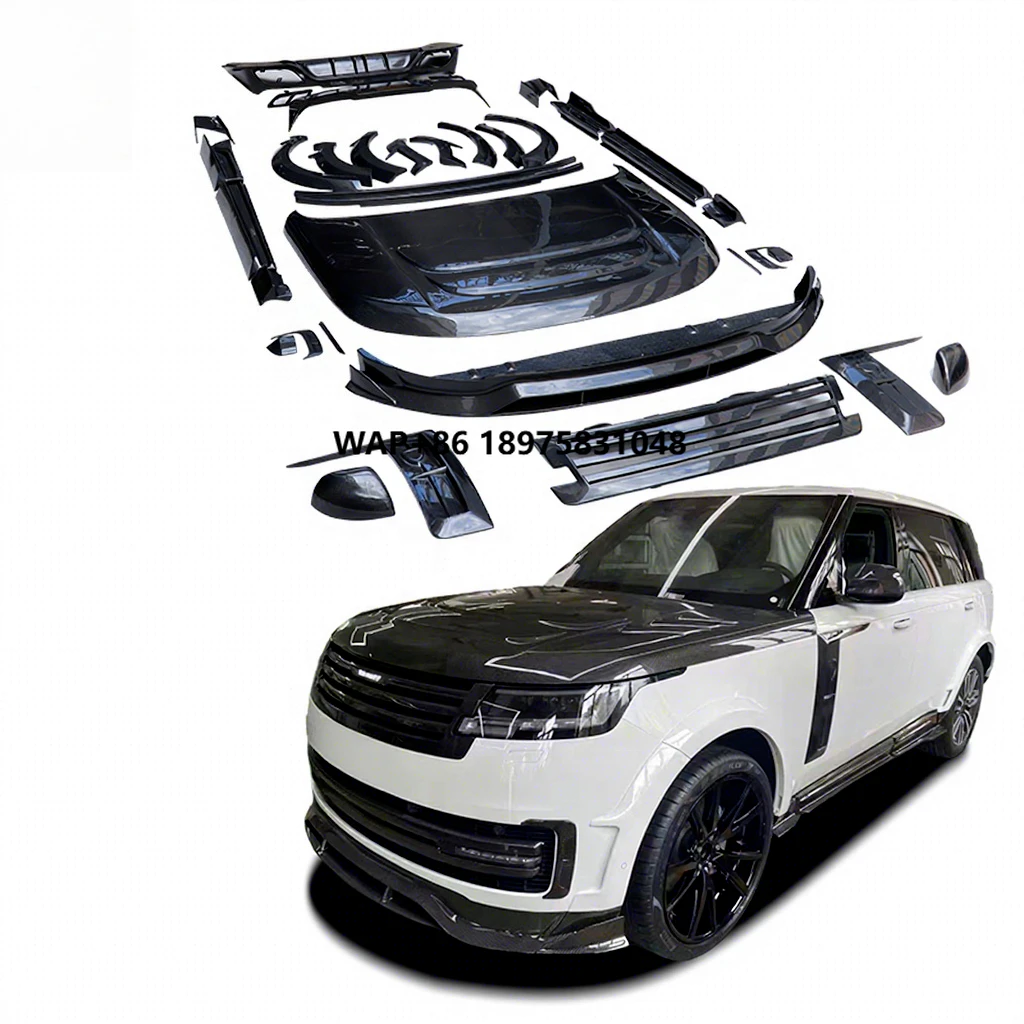 Restyling MSY Style Front Fender Flares Side Skirts Body Kits for Land-Rover Vogue Bodykit Rear Diffuser Exhaust Tip