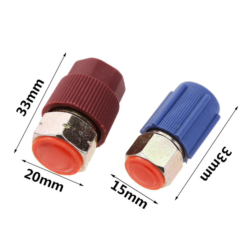 Car Air Conditioner Conversion Adapter Auto Accessories Red Blue Conversion Adapter for Automobile Air Conditioner