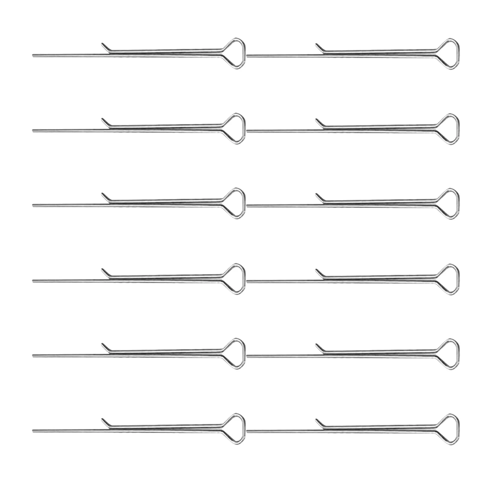 12pcs Wick Holder Metal Wick Centering Tool For Diy Making Carbon Steel Clip Compatible With Various