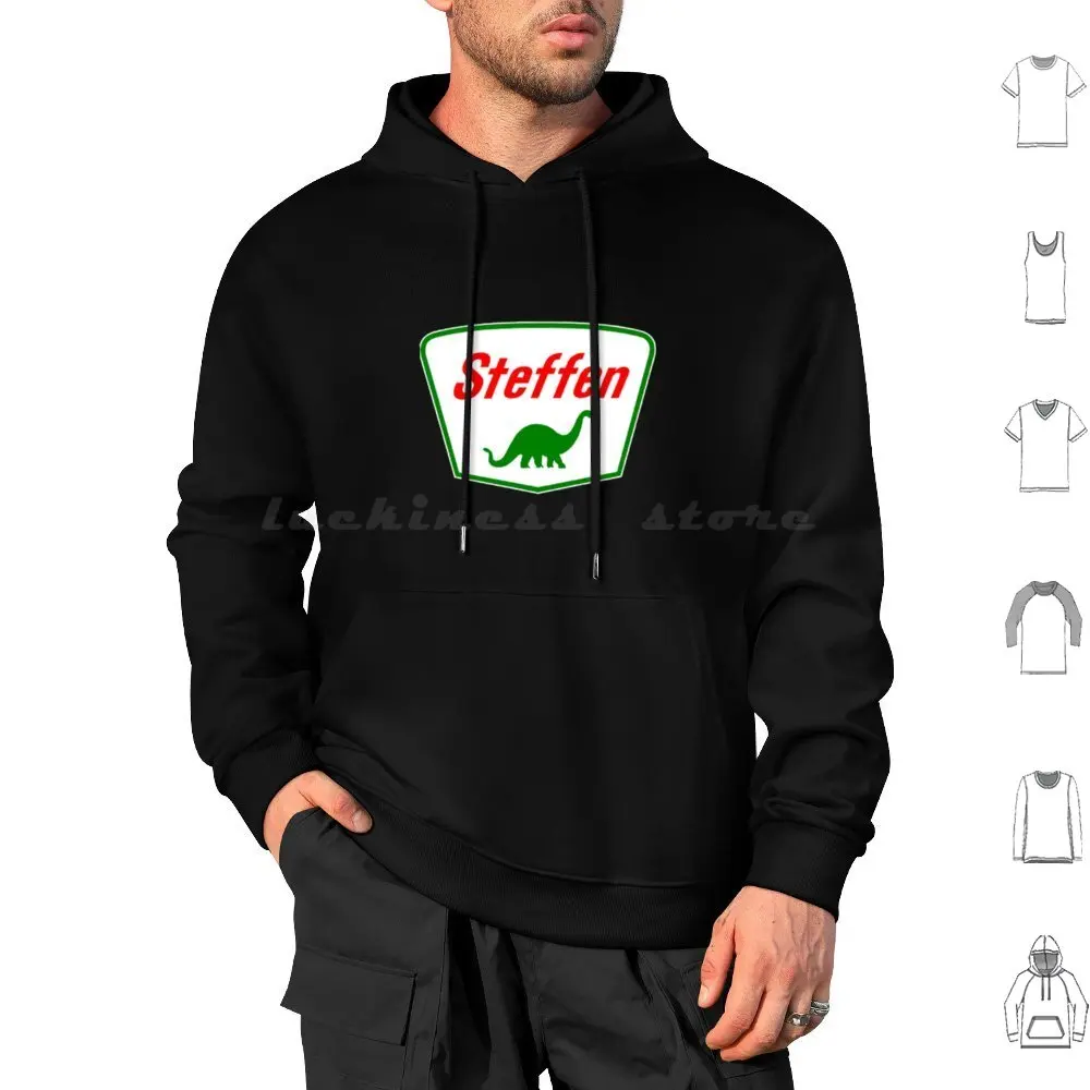 Steffen The Dinosaur sudaderas con capucha de manga larga Steffen The Dinosaur