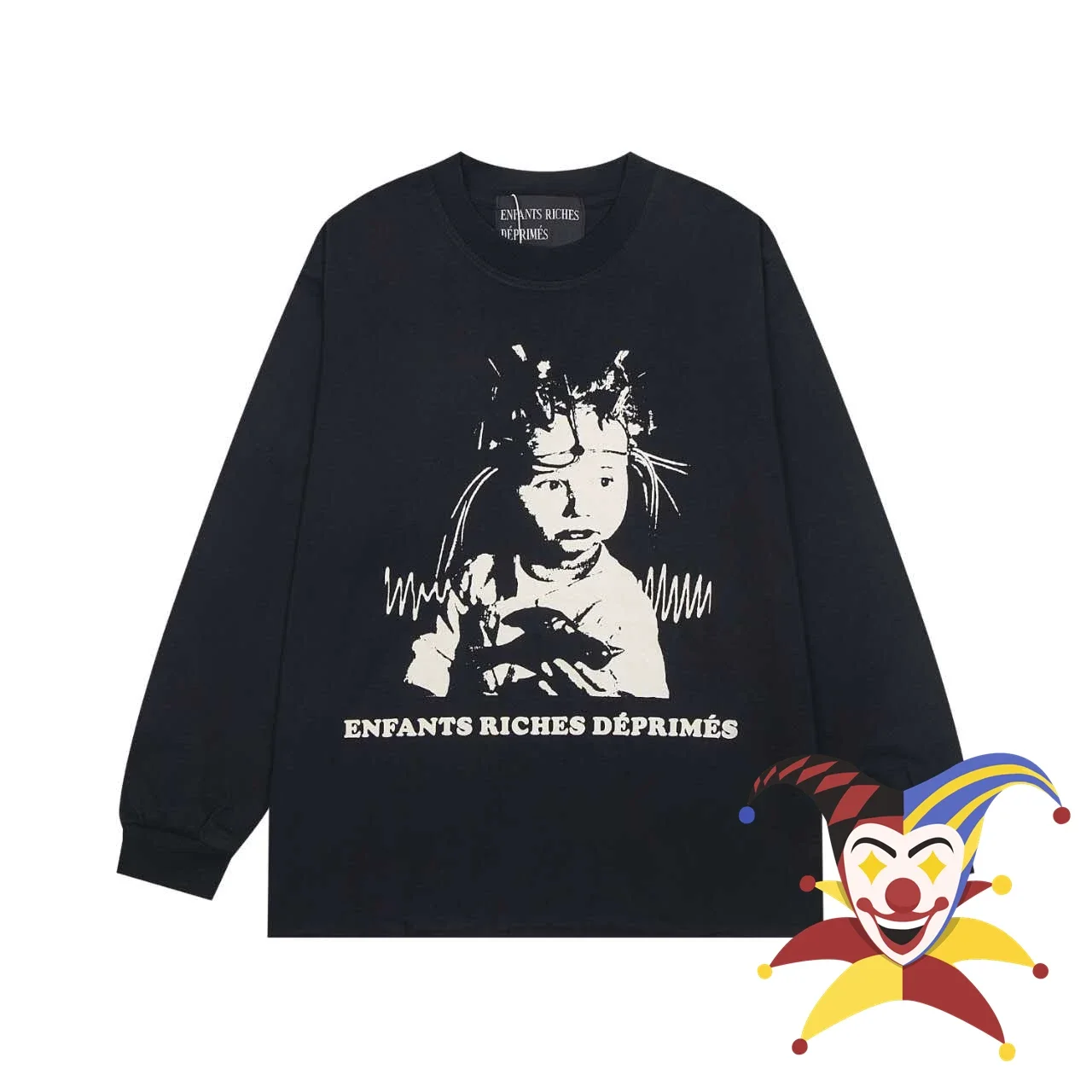 

Character Graphics Print Enfants Riches Deprimes Long Sleeve T Shirt Men Women Hip-Hop Oversized ERD T-Shirt Top