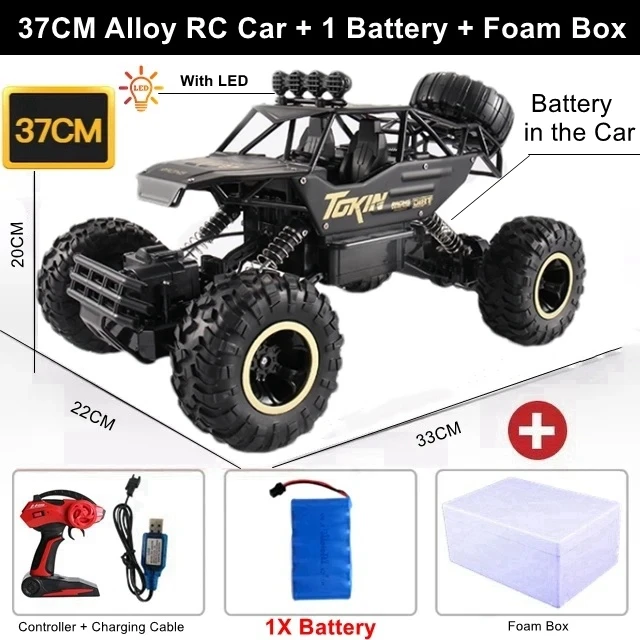 Oike RC Auto Afstandsbediening Klimvoertuig Buiten All Terrain Off-road Vrachtwagens 4WD Racing Drift Cars Speelgoedcadeau voor kinderen Volwassenen