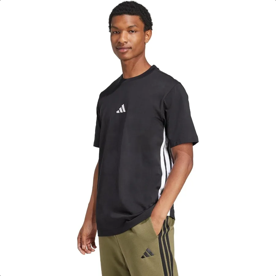 

Men's entials Single Jersey 3Stripes TShirt