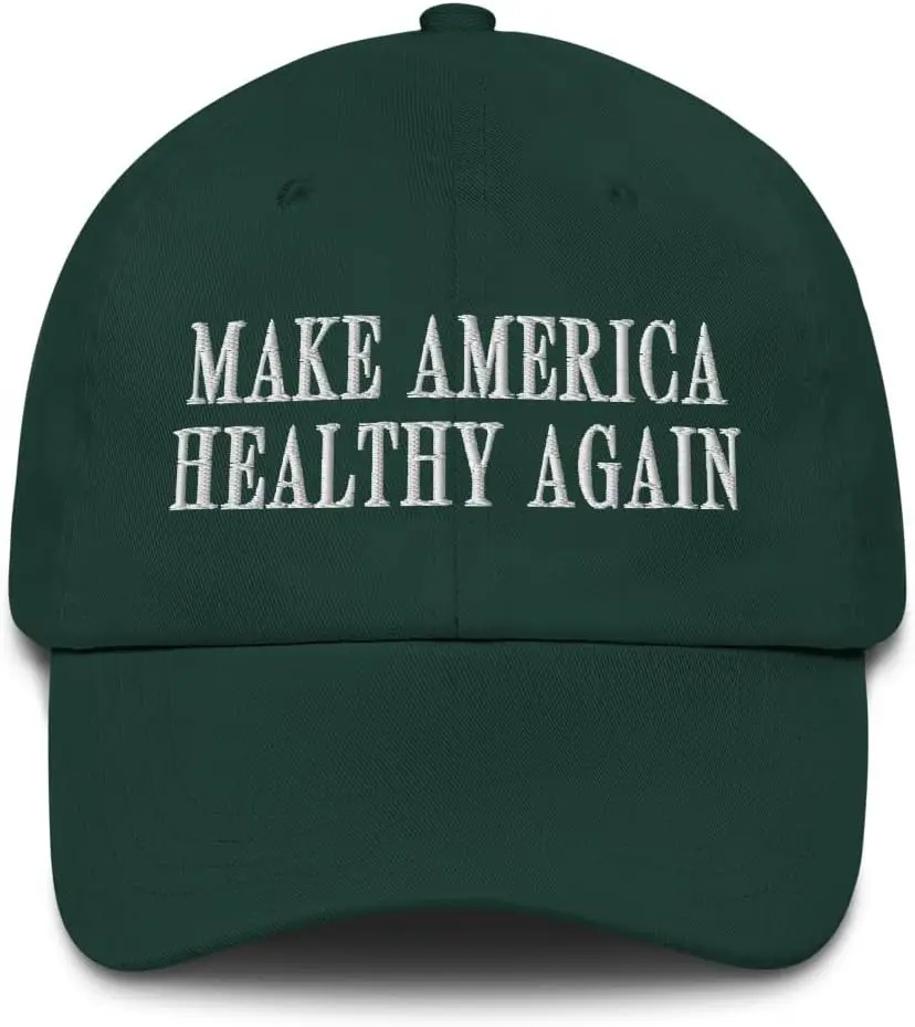 

Make America Healthy Again Embroidered Dad Hat - MAHA Embroidered Baseball Cap