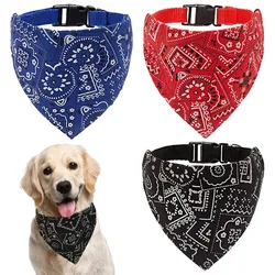 Dog Collar Bandana Scarf Collar Adjustable Dog Bandanas Collar Puppy Cat Neckerchief Pet Accessories for Small Medium Large Dogs