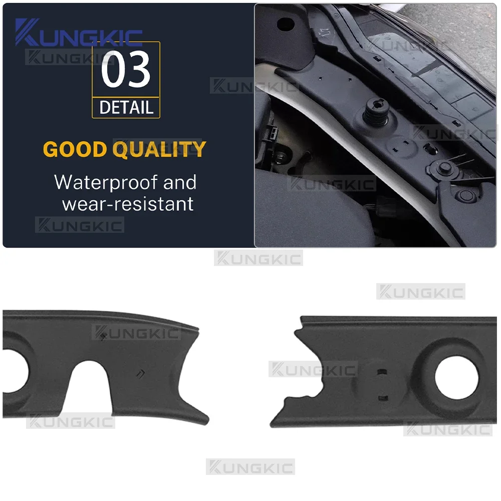Afbeelding 6: Voor Toyota Camry XV80 2024 2025 2026 9e generatie motoropslagplaats stofdichte geluidswerende bescherming autohoezen interieur accessoires