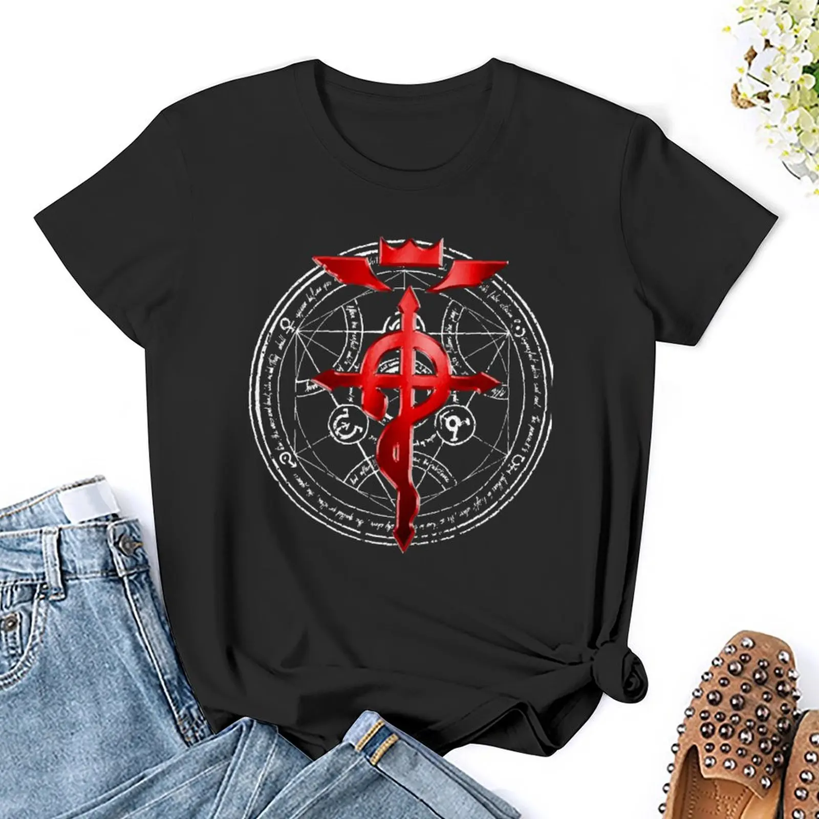 Homunculus Fullmetal Alchemist Transmutation Symbol Essential T Sh Tshirt Novelty T-shirt Round Neck Movement  Funny Novelty Tra