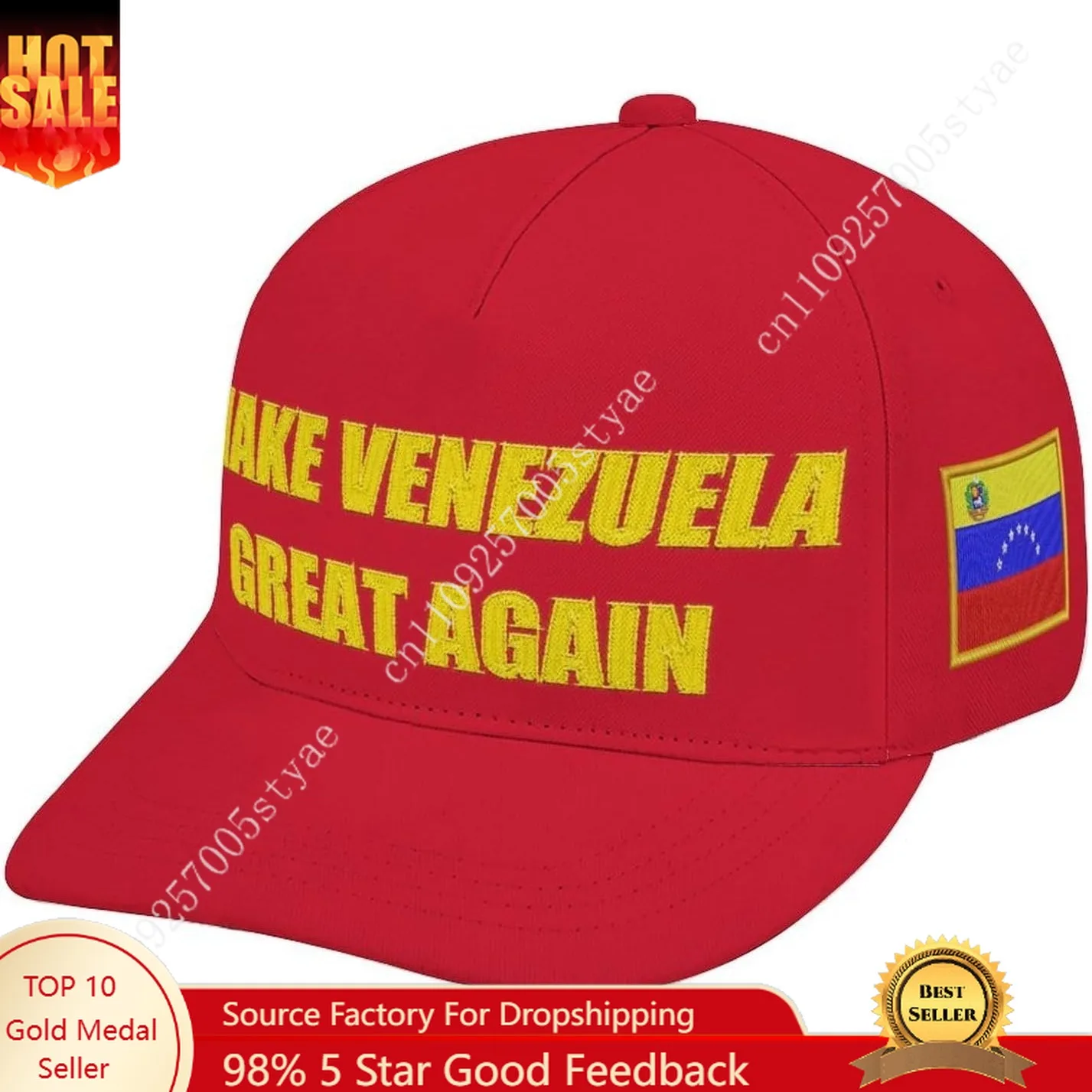 

Make Venezuela Grrat Again Hats Man Womans Embroidery Baseball Cap Fashion Embroidered Ballcap Breathable Sun Hat Trucker Caps