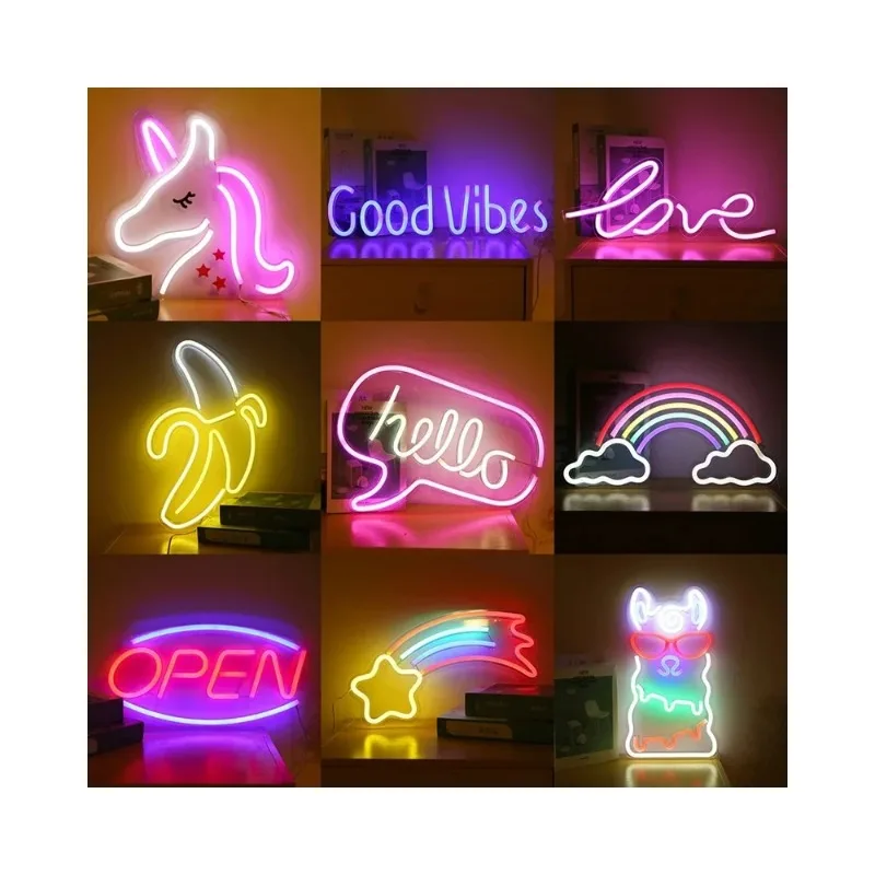 

Neon Signs UV Printing Neon Design Custom Light Emitting Diode Neon