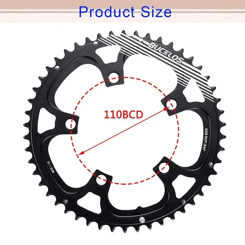 Prowheel Road Bicycle Crankset 110BCD Double Speed Road Bike Crank Set 50/34T 52/36T 53/39T 170/172.5mm 110 BCD Integrated Crank