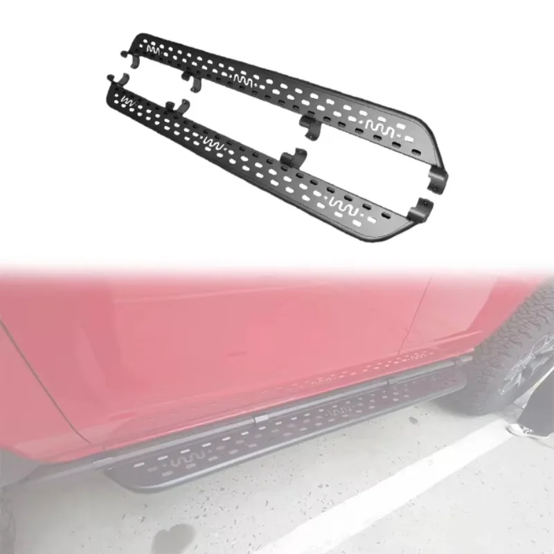 

LUMA 2021-2024 For Ford Bronco 4-Door Raptor Accessories Off-Road Steel Running Boards With Side Steps Nerf Bars Rail Bars