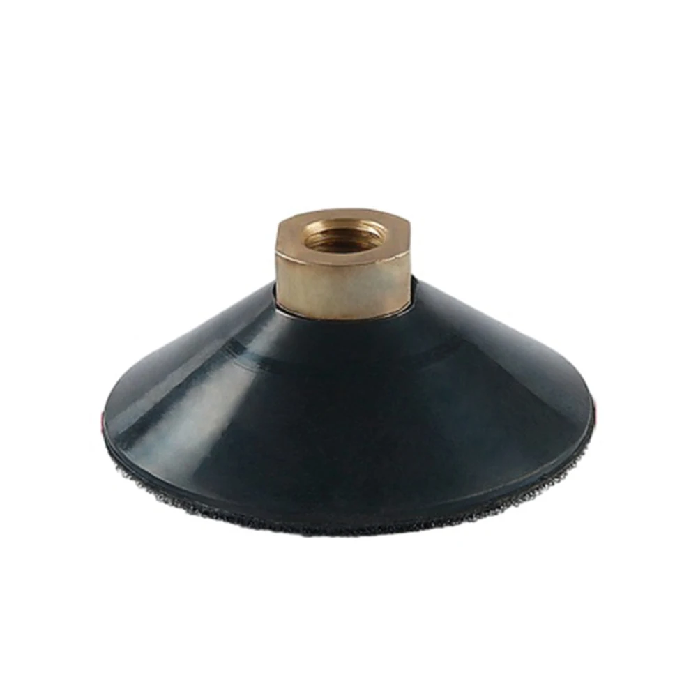 Artificial Stone Chamfer Backer Pads 3inch / 4inch Artificial Stone Bowl Shaped Design Chamfer Curved Plate High Quality